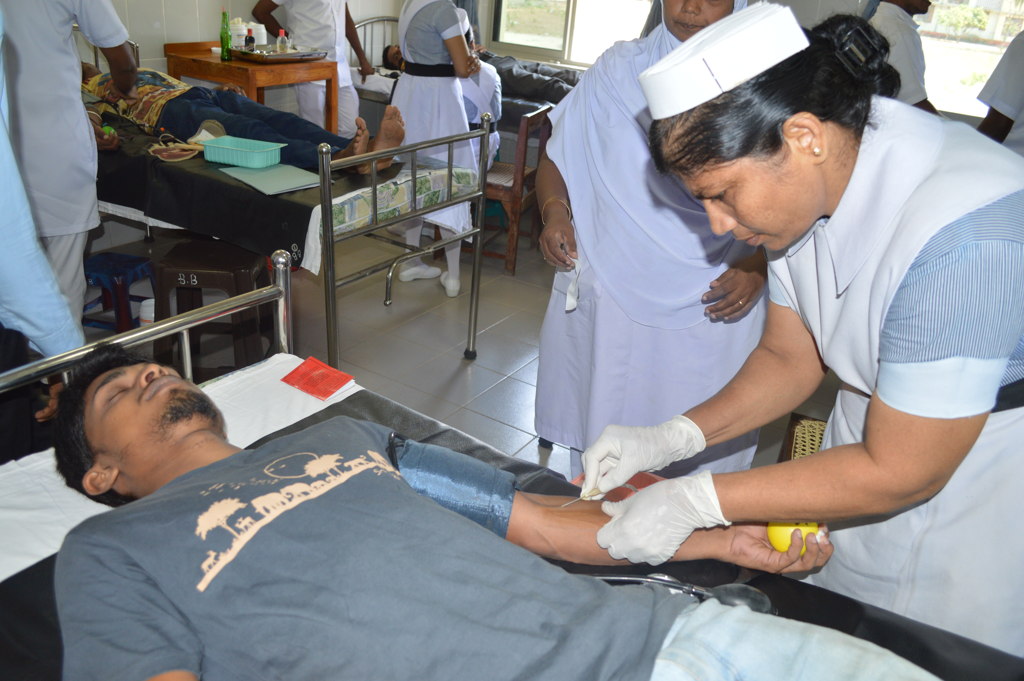 A successful Blood Donation  at SEUSL Medical Centre