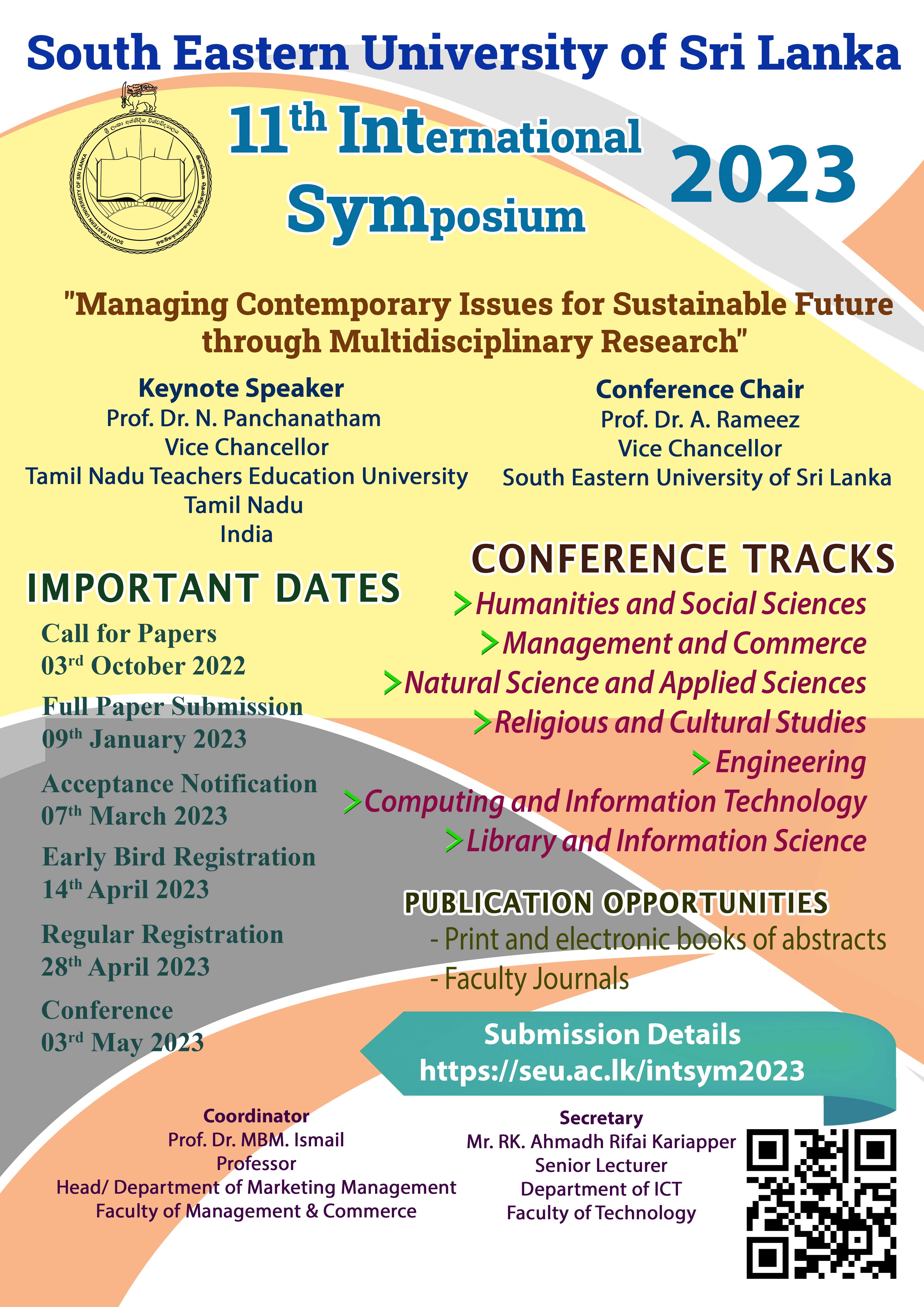 IntSym 2023 International Symposium SEUSL
