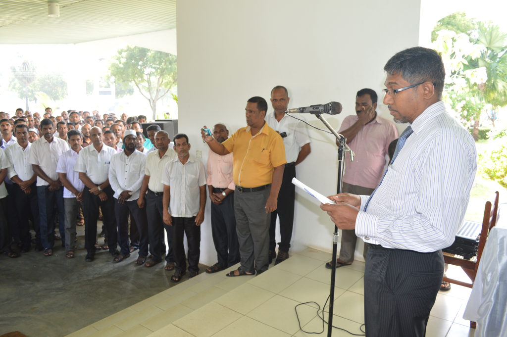 SEUSL Oath taking ceremony for the new year 2016